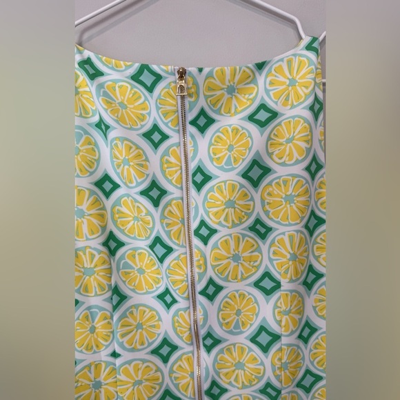 Sail To Sable STS Shift Dress Size Medium Sleeveless Yellow Lemon Green $2151748 - Picture 7 of 15